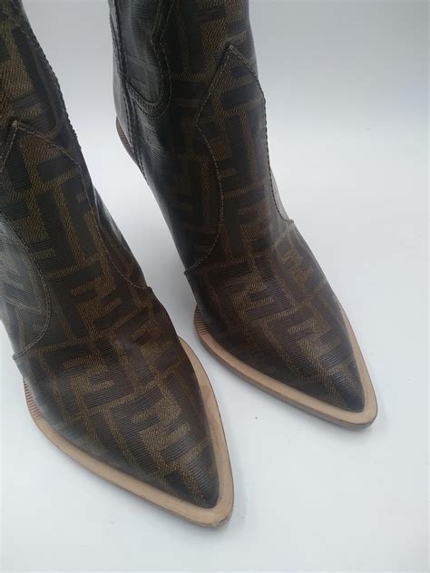 fake fendi cowboy boots|fendi cowboy boots model.